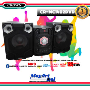 Equipo de Audio Crown CR-MC1402DVD