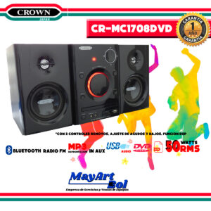 Equipo de Audio Crown CR-MC1708DVD