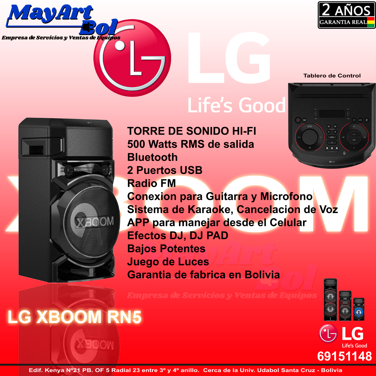 LG XBOOM RN5